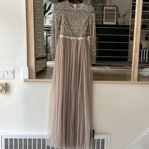 Needle and thread evening gown